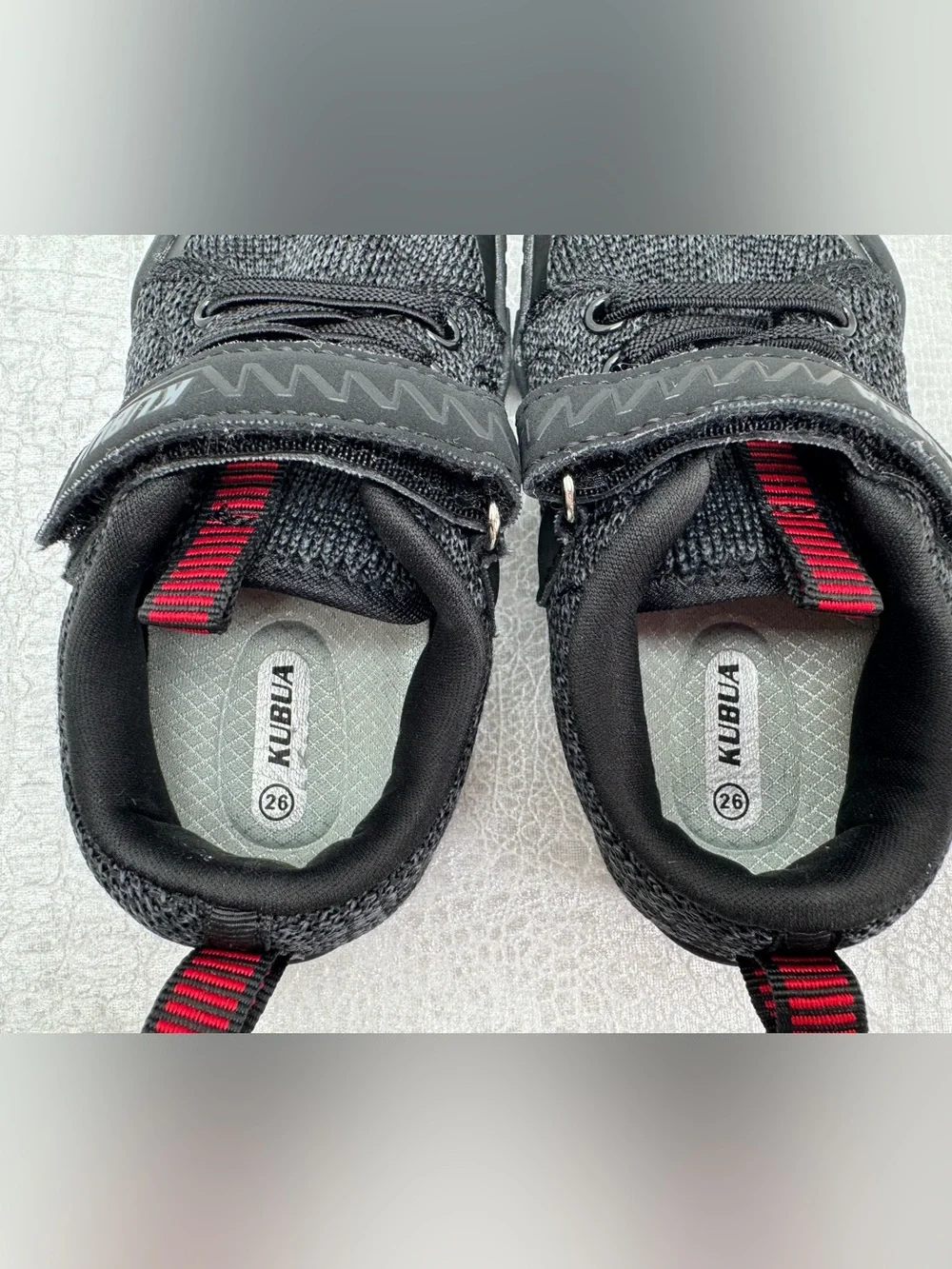 KUBUA kids' barefoot shoes, Toddler size 9.5